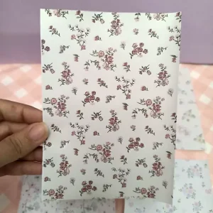 برچسب گل گلی سایز A6 - Image 4